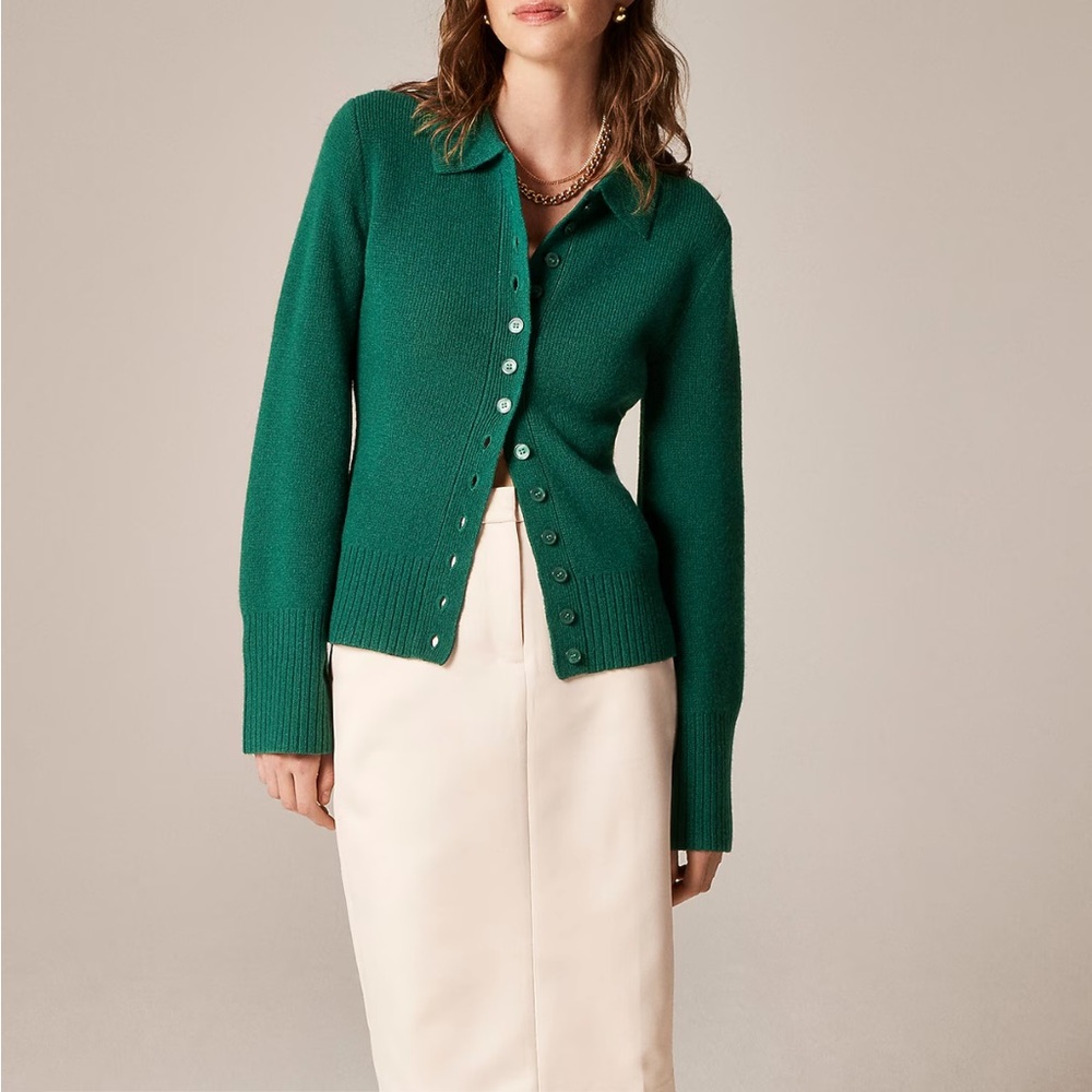 J. Crew Green Women's Cardigan